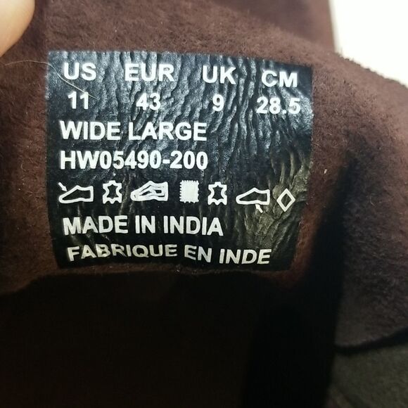 Hush Puppies Booties Brown Suede Size 11 Wide - Picture 8 of 9